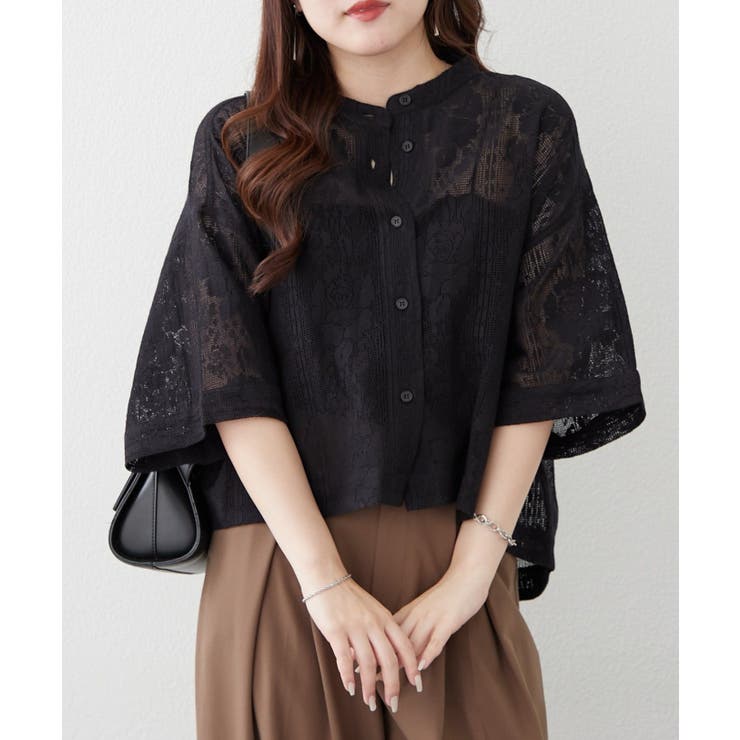 【NAO】フラワーレースブラウス | RMAF　NICE CLAUP / OLIVE des OLIVE | 詳細画像2 