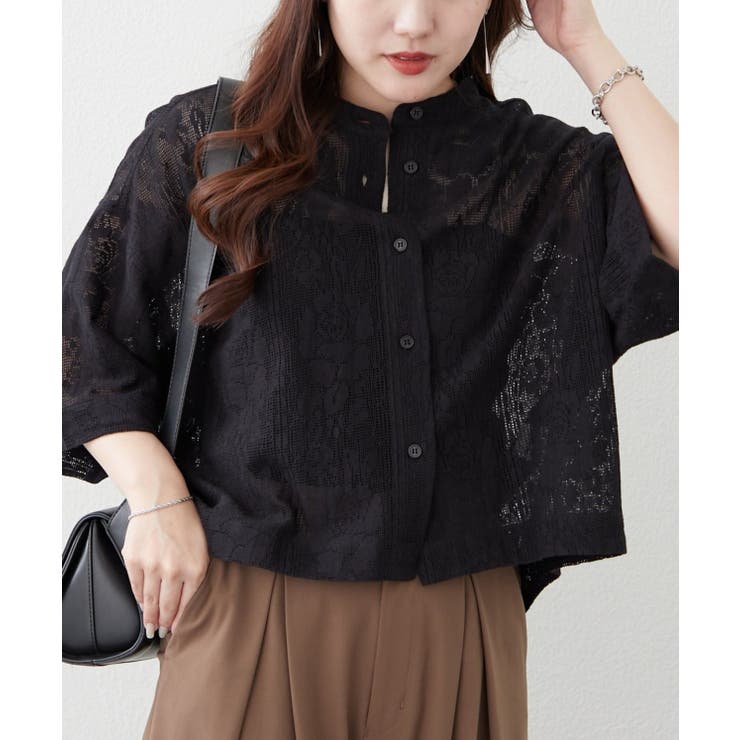 【NAO】フラワーレースブラウス | RMAF　NICE CLAUP / OLIVE des OLIVE | 詳細画像3 