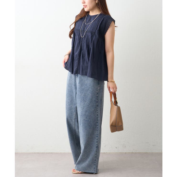 【NAO】ピンタック袖レースブラウス | RMAF　NICE CLAUP / OLIVE des OLIVE | 詳細画像10 