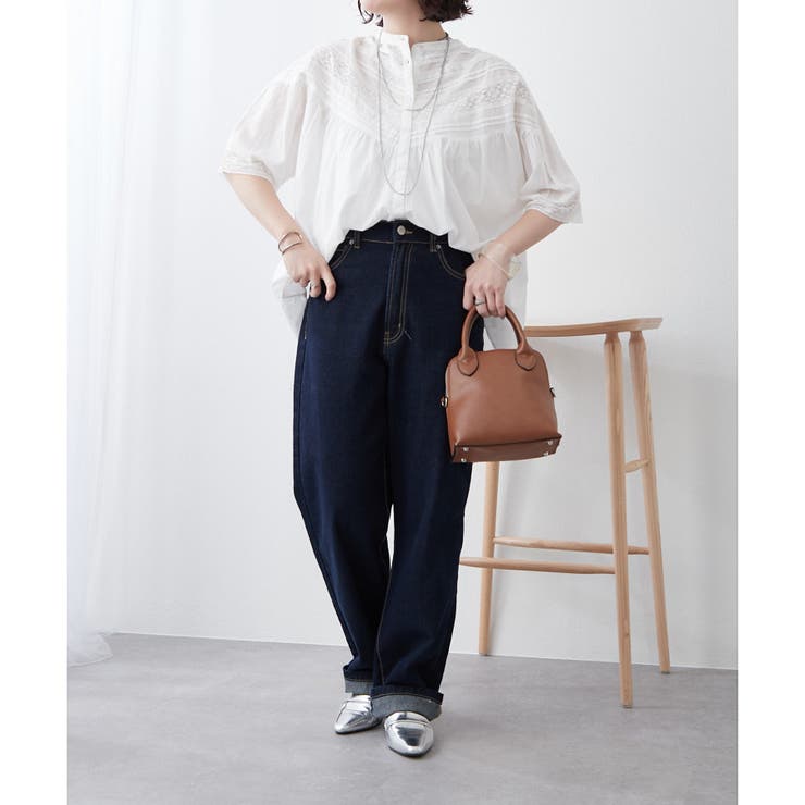 【NAO】ピンタックレース前釦ブラウス | RMAF　NICE CLAUP / OLIVE des OLIVE | 詳細画像7 