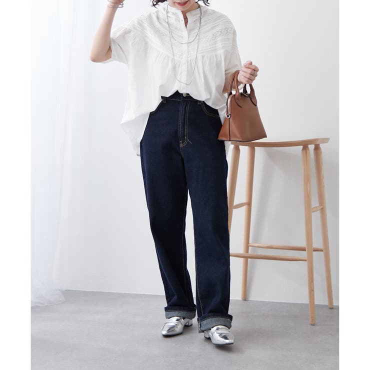 【NAO】ピンタックレース前釦ブラウス | RMAF　NICE CLAUP / OLIVE des OLIVE | 詳細画像8 