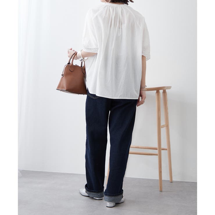 【NAO】ピンタックレース前釦ブラウス | RMAF　NICE CLAUP / OLIVE des OLIVE | 詳細画像9 