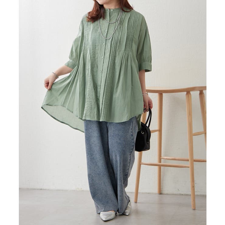 【NAO】ピンタックブラウス | RMAF　NICE CLAUP / OLIVE des OLIVE | 詳細画像7 