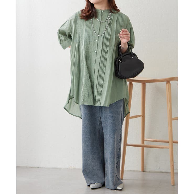 【NAO】ピンタックブラウス | RMAF　NICE CLAUP / OLIVE des OLIVE | 詳細画像8 