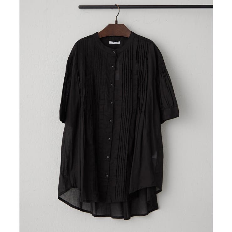 ブラック | 【NAO】ピンタックブラウス | RMAF　NICE CLAUP / OLIVE des OLIVE