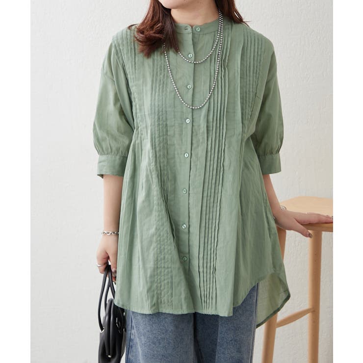 【NAO】ピンタックブラウス | RMAF　NICE CLAUP / OLIVE des OLIVE | 詳細画像2 