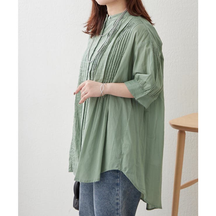 【NAO】ピンタックブラウス | RMAF　NICE CLAUP / OLIVE des OLIVE | 詳細画像3 