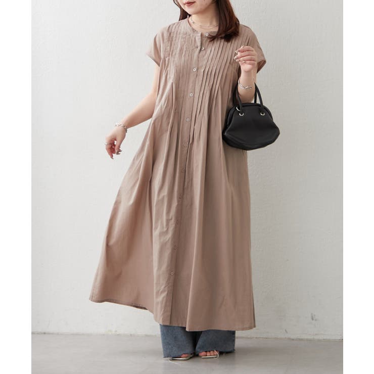 【NAO】フレンチタックスリーブワンピース | RMAF　NICE CLAUP / OLIVE des OLIVE | 詳細画像1 