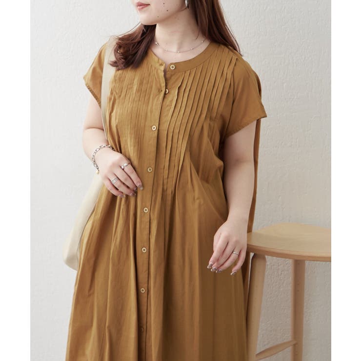 【NAO】フレンチタックスリーブワンピース | RMAF　NICE CLAUP / OLIVE des OLIVE | 詳細画像8 