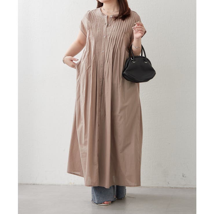 【NAO】フレンチタックスリーブワンピース | RMAF　NICE CLAUP / OLIVE des OLIVE | 詳細画像2 