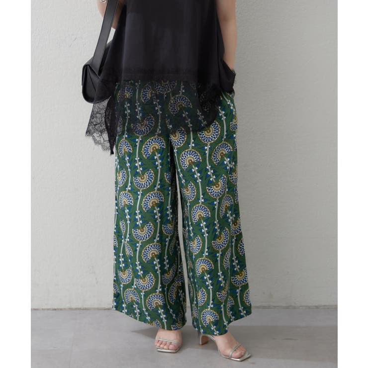 【NAO】アソート柄パンツ | RMAF　NICE CLAUP / OLIVE des OLIVE | 詳細画像1 
