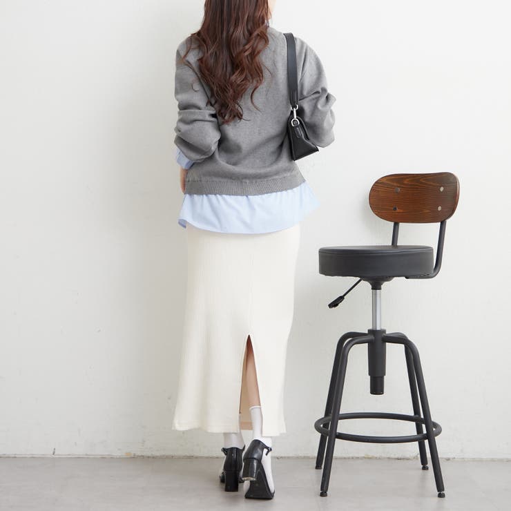 【nane】シャツドッキングニット | RMAF　NICE CLAUP / OLIVE des OLIVE | 詳細画像22 