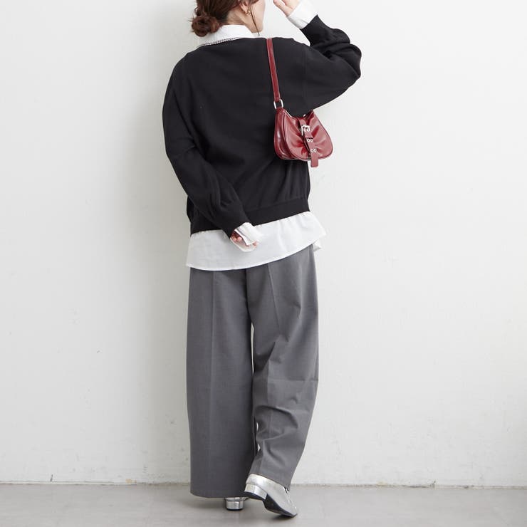 【nane】シャツドッキングニット | RMAF　NICE CLAUP / OLIVE des OLIVE | 詳細画像32 