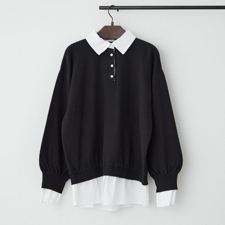 【nane】シャツドッキングニット | RMAF　NICE CLAUP / OLIVE des OLIVE | 詳細画像33 