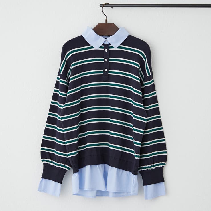 【nane】シャツドッキングニット | RMAF　NICE CLAUP / OLIVE des OLIVE | 詳細画像43 