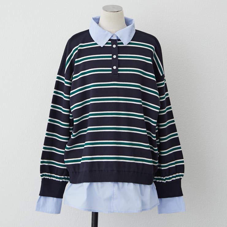 【nane】シャツドッキングニット | RMAF　NICE CLAUP / OLIVE des OLIVE | 詳細画像46 