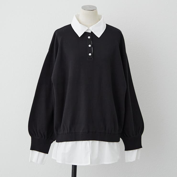 【nane】シャツドッキングニット | RMAF　NICE CLAUP / OLIVE des OLIVE | 詳細画像47 