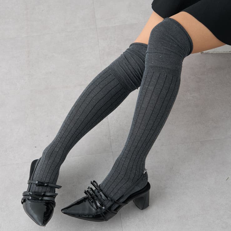 チャコール | ロングソックス | RMAF　NICE CLAUP / OLIVE des OLIVE