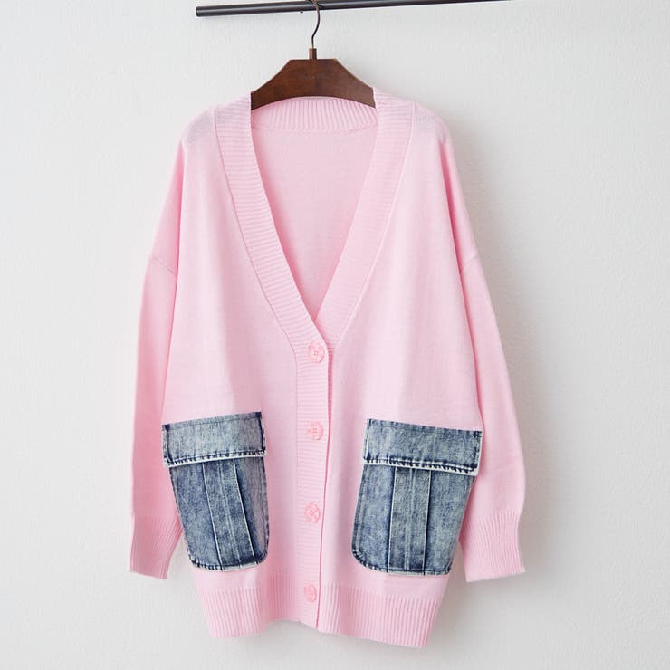 【Web限定】デニムポケットVカーディガン | RMAF　NICE CLAUP / OLIVE des OLIVE | 詳細画像35 