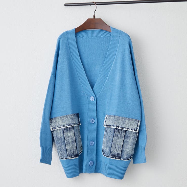 【Web限定】デニムポケットVカーディガン | RMAF　NICE CLAUP / OLIVE des OLIVE | 詳細画像37 