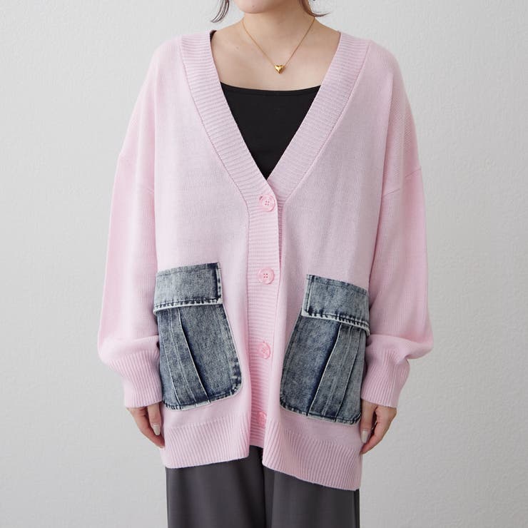 【Web限定】デニムポケットVカーディガン | RMAF　NICE CLAUP / OLIVE des OLIVE | 詳細画像38 