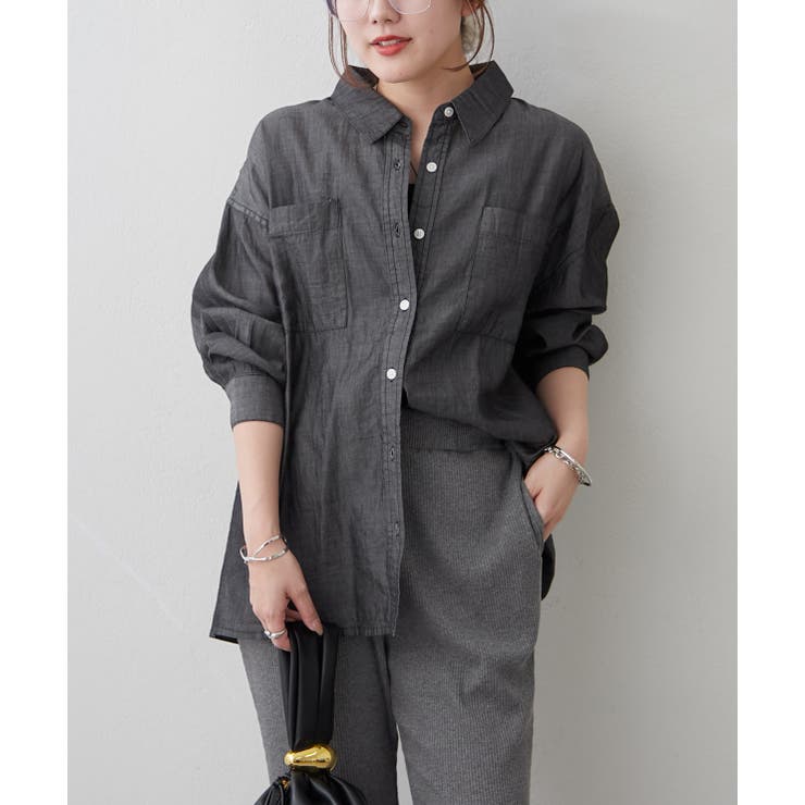 【Web限定】シアーデニムシャツ | RMAF　NICE CLAUP / OLIVE des OLIVE | 詳細画像15 