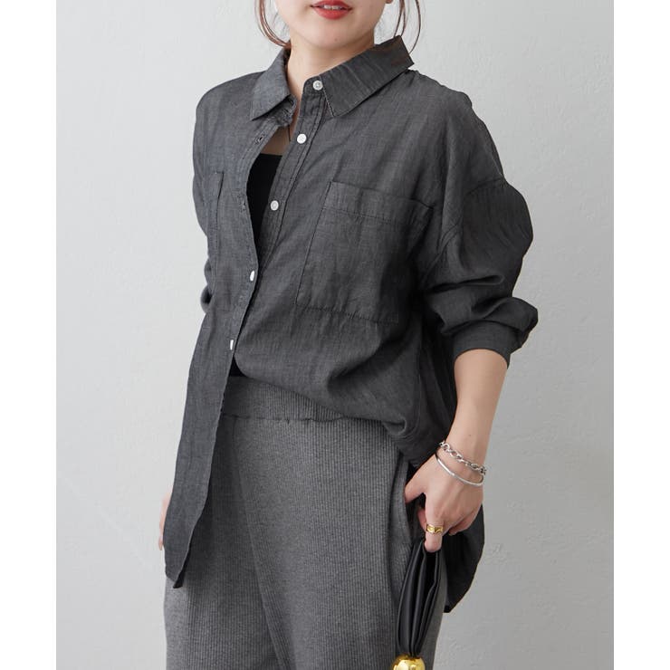 【Web限定】シアーデニムシャツ | RMAF　NICE CLAUP / OLIVE des OLIVE | 詳細画像16 