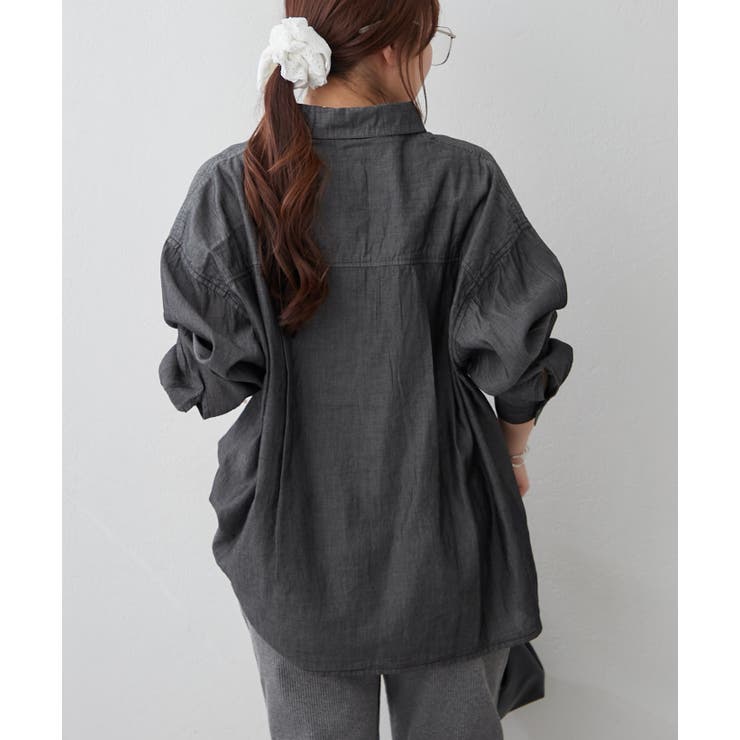 【Web限定】シアーデニムシャツ | RMAF　NICE CLAUP / OLIVE des OLIVE | 詳細画像18 