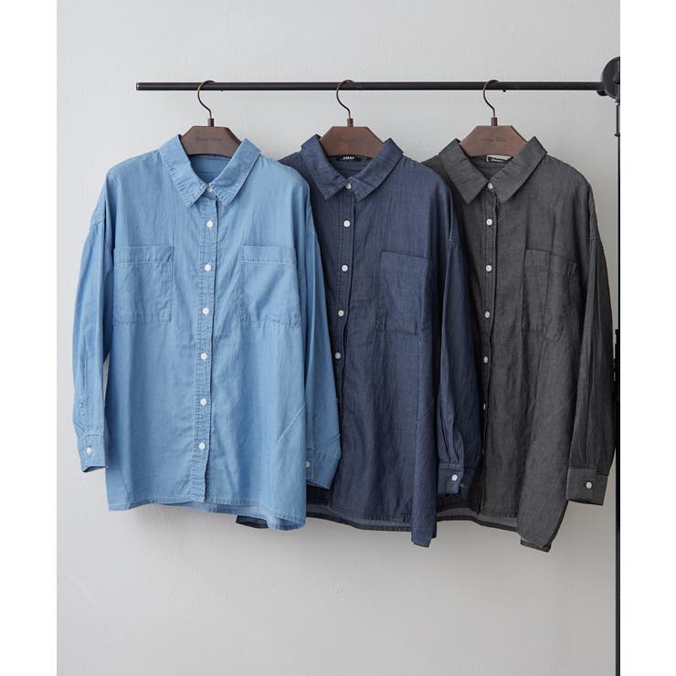 【Web限定】シアーデニムシャツ | RMAF　NICE CLAUP / OLIVE des OLIVE | 詳細画像24 
