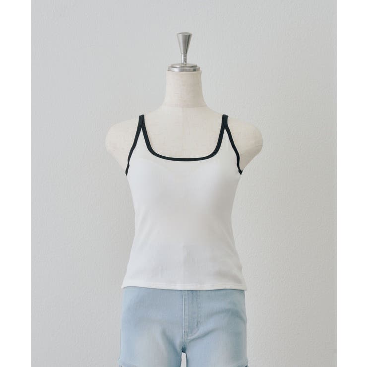 オフ | 配色ブラトップ | NICE CLAUP / OLIVE des OLIVE　OUTLET