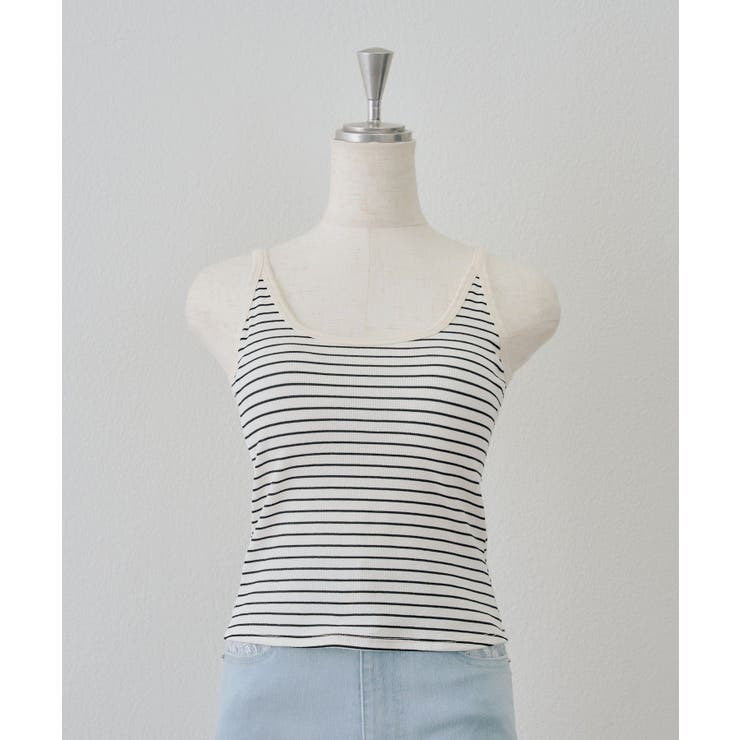 柄1 | 配色ブラトップ | NICE CLAUP / OLIVE des OLIVE　OUTLET