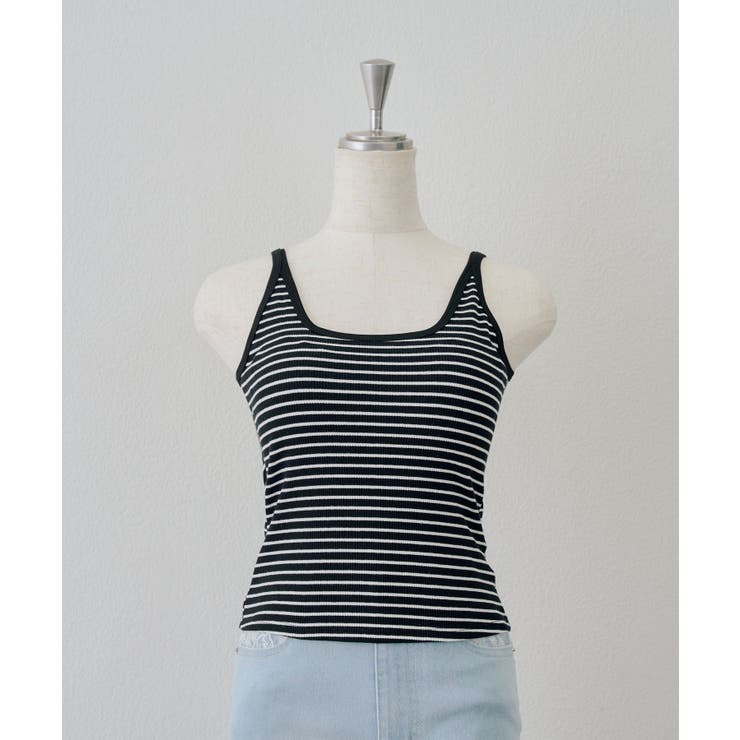 柄3 | 配色ブラトップ | NICE CLAUP / OLIVE des OLIVE　OUTLET