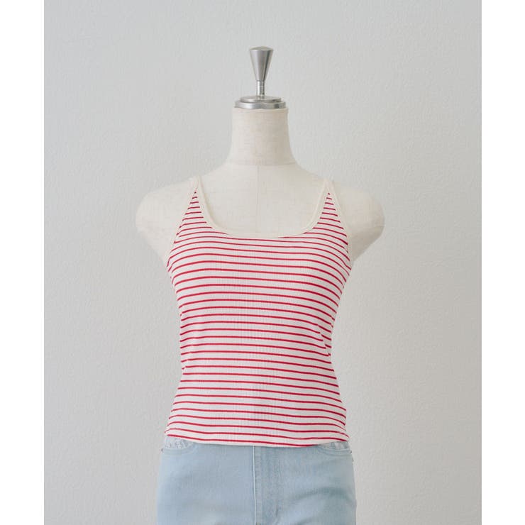 柄2 | 配色ブラトップ | NICE CLAUP / OLIVE des OLIVE　OUTLET