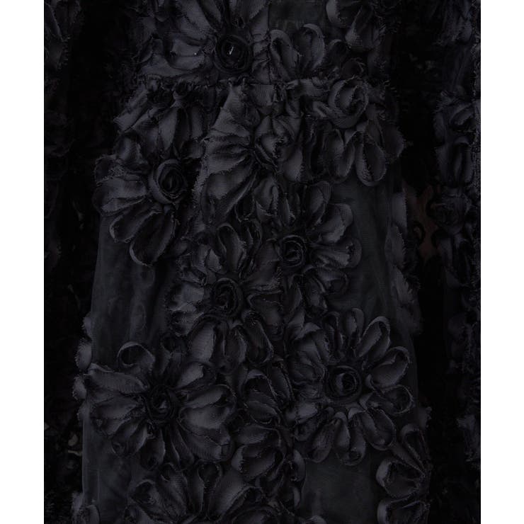 花柄チュールパフ長袖ブラウス | RMAF　NICE CLAUP / OLIVE des OLIVE | 詳細画像25 