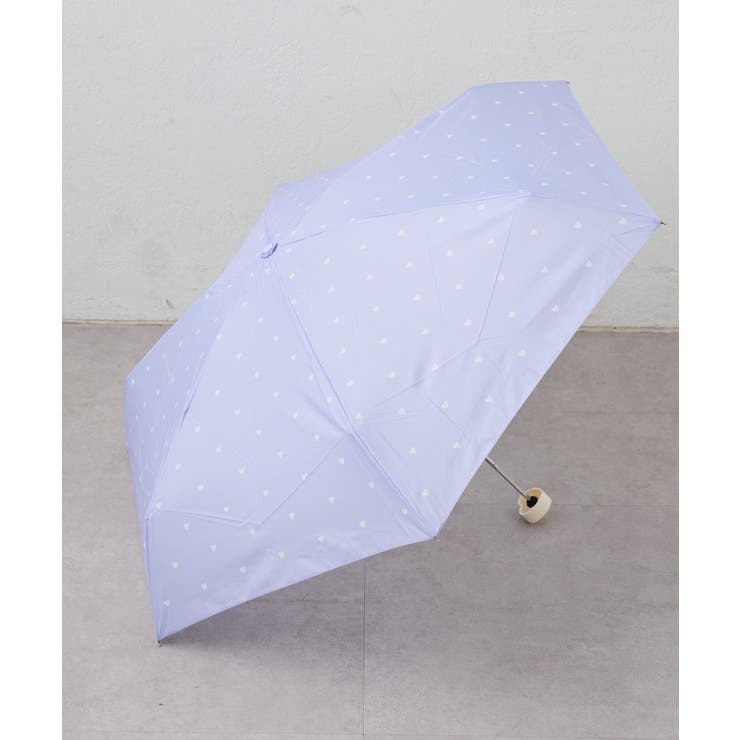 パープル | 【晴雨兼用】ハートトートバッグ付き 折り畳み傘 | RMAF　NICE CLAUP / OLIVE des OLIVE