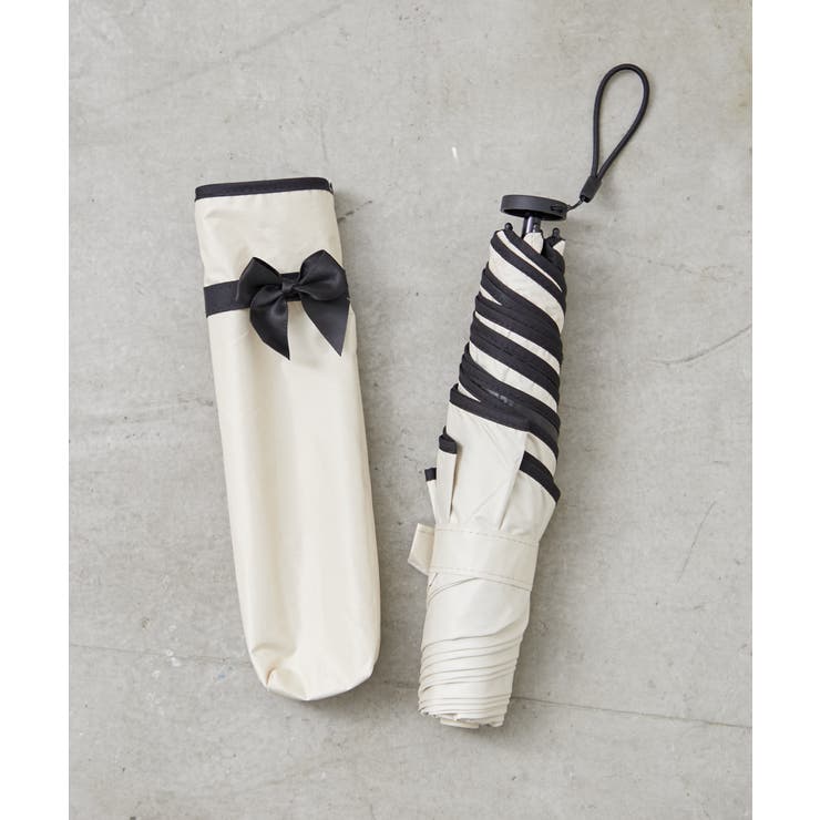 ホワイト | スーパーライトリボン 折り畳み傘 | RMAF　NICE CLAUP / OLIVE des OLIVE