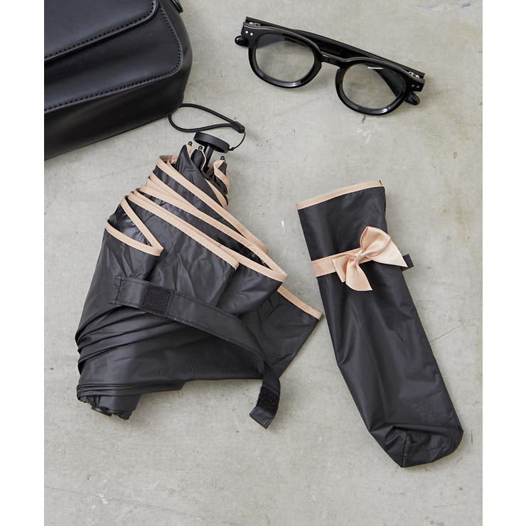 ブラック | スーパーライトリボン 折り畳み傘 | RMAF　NICE CLAUP / OLIVE des OLIVE