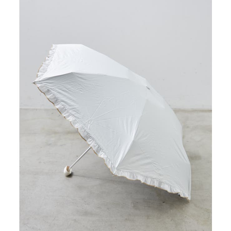 【晴雨兼用】フリル 折り畳み傘 | RMAF　NICE CLAUP / OLIVE des OLIVE | 詳細画像2 