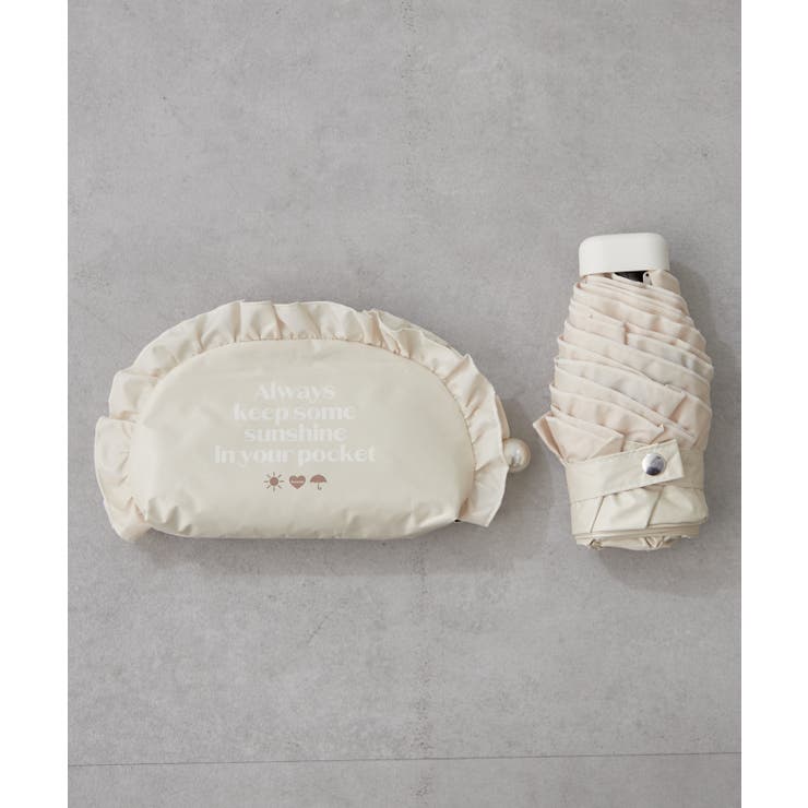 【晴雨兼用】フリル 折り畳み傘 | RMAF　NICE CLAUP / OLIVE des OLIVE | 詳細画像9 