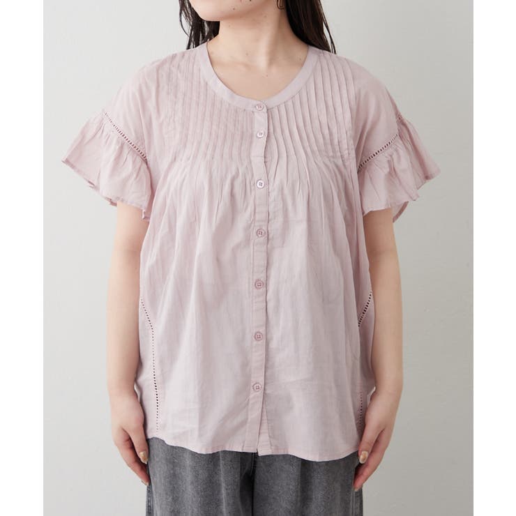 【NAO】袖フリルピンタックブラウス | RMAF　NICE CLAUP / OLIVE des OLIVE | 詳細画像13 
