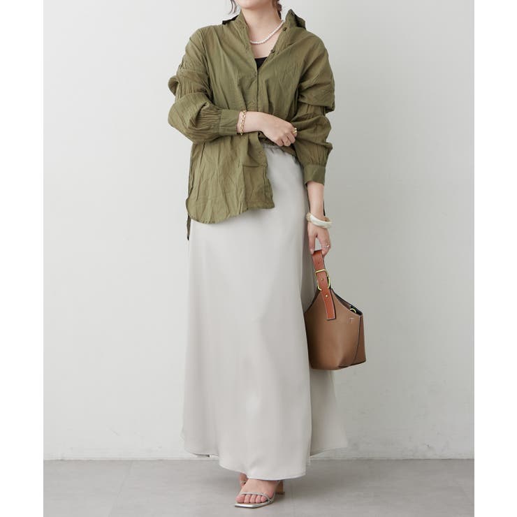 【NAO】クインクル加工シャツ | RMAF　NICE CLAUP / OLIVE des OLIVE | 詳細画像6 