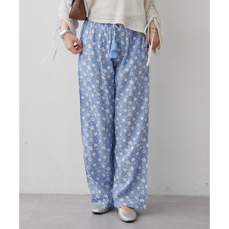 【NAO】アソート柄イージーパンツ | RMAF　NICE CLAUP / OLIVE des OLIVE | 詳細画像9 