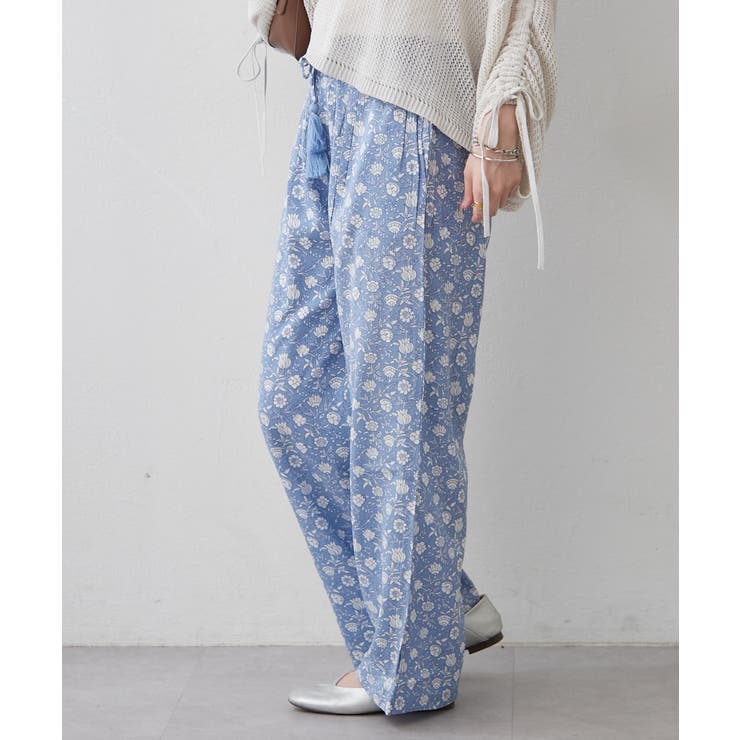 【NAO】アソート柄イージーパンツ | RMAF　NICE CLAUP / OLIVE des OLIVE | 詳細画像11 