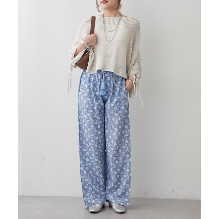 【NAO】アソート柄イージーパンツ | RMAF　NICE CLAUP / OLIVE des OLIVE | 詳細画像13 