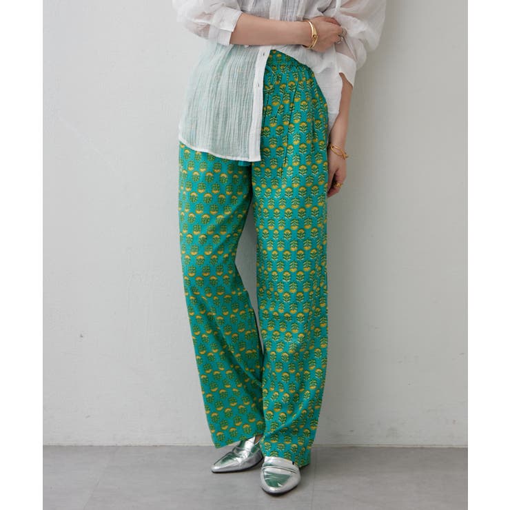 【NAO】アソート柄イージーパンツ | RMAF　NICE CLAUP / OLIVE des OLIVE | 詳細画像16 