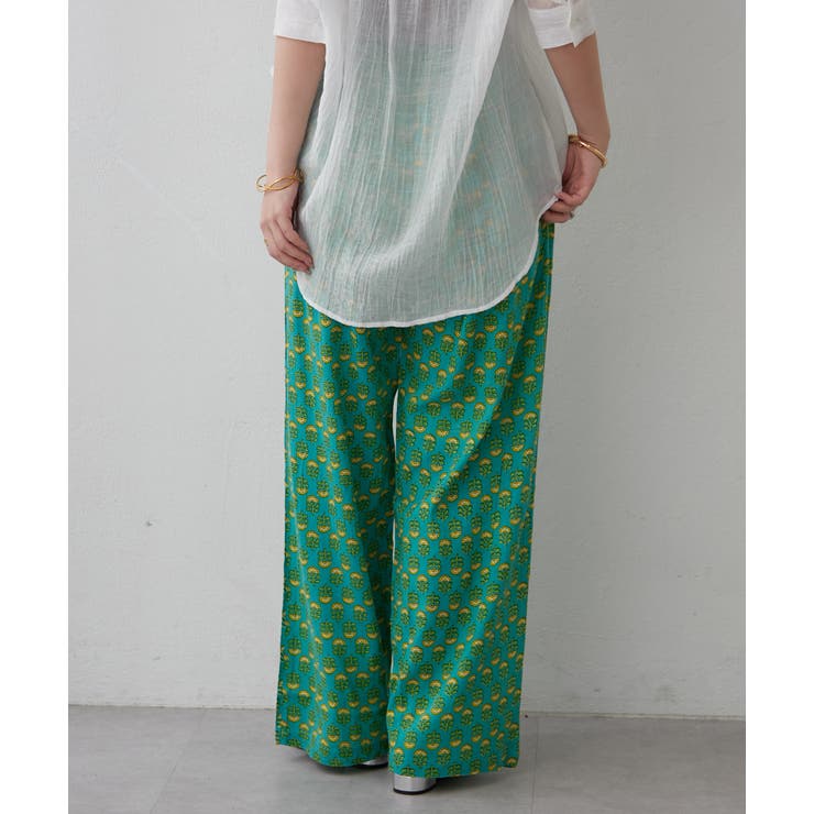 【NAO】アソート柄イージーパンツ | RMAF　NICE CLAUP / OLIVE des OLIVE | 詳細画像19 