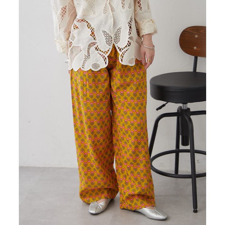 【NAO】アソート柄イージーパンツ | RMAF　NICE CLAUP / OLIVE des OLIVE | 詳細画像27 