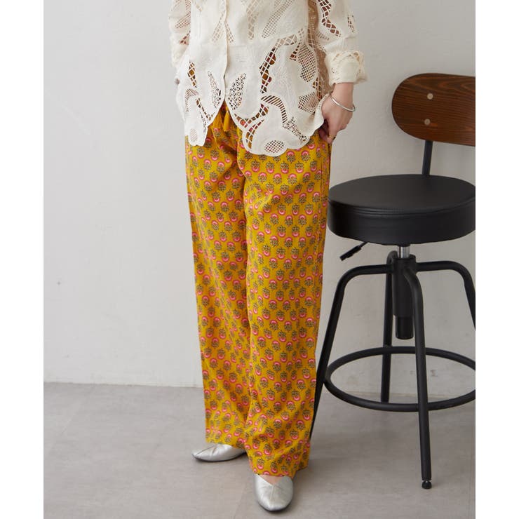 【NAO】アソート柄イージーパンツ | RMAF　NICE CLAUP / OLIVE des OLIVE | 詳細画像28 