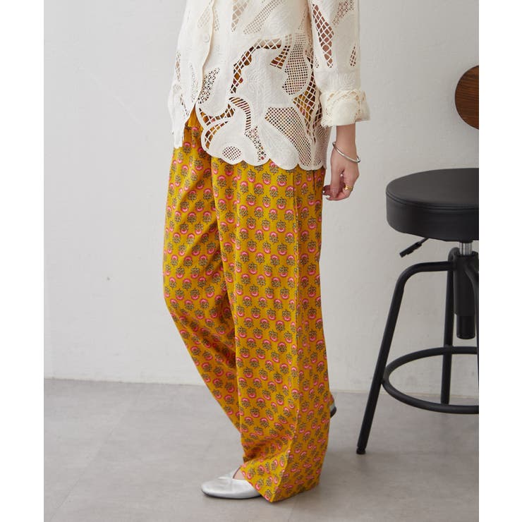 【NAO】アソート柄イージーパンツ | RMAF　NICE CLAUP / OLIVE des OLIVE | 詳細画像29 