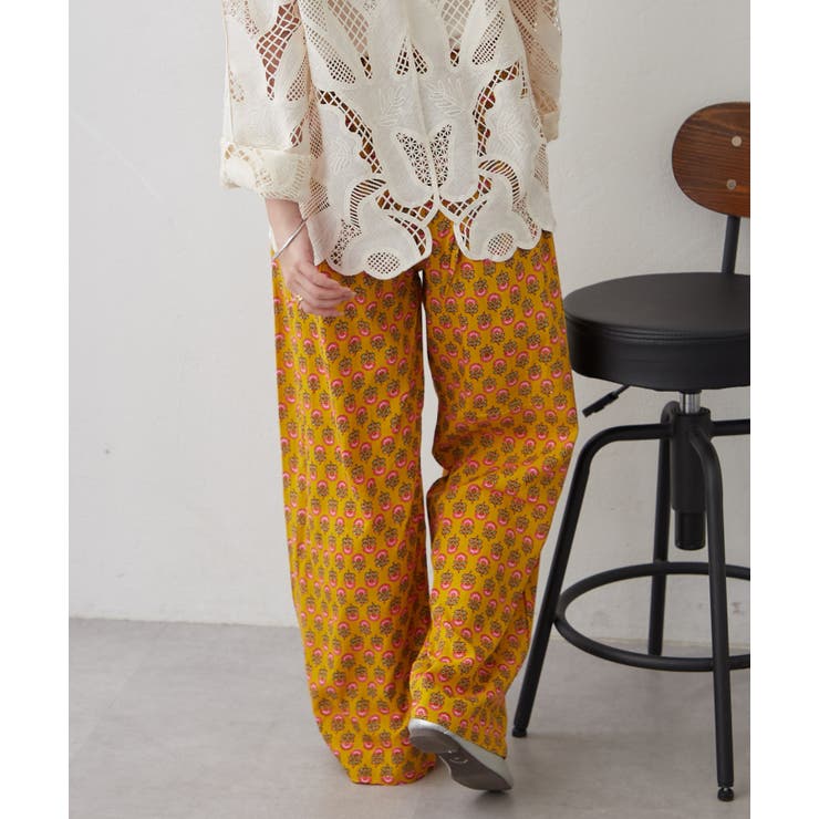 【NAO】アソート柄イージーパンツ | RMAF　NICE CLAUP / OLIVE des OLIVE | 詳細画像30 